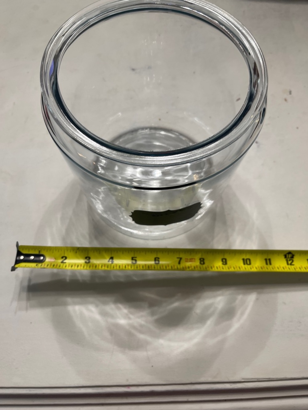Clear Glass Jar with Wide Mouth no lid